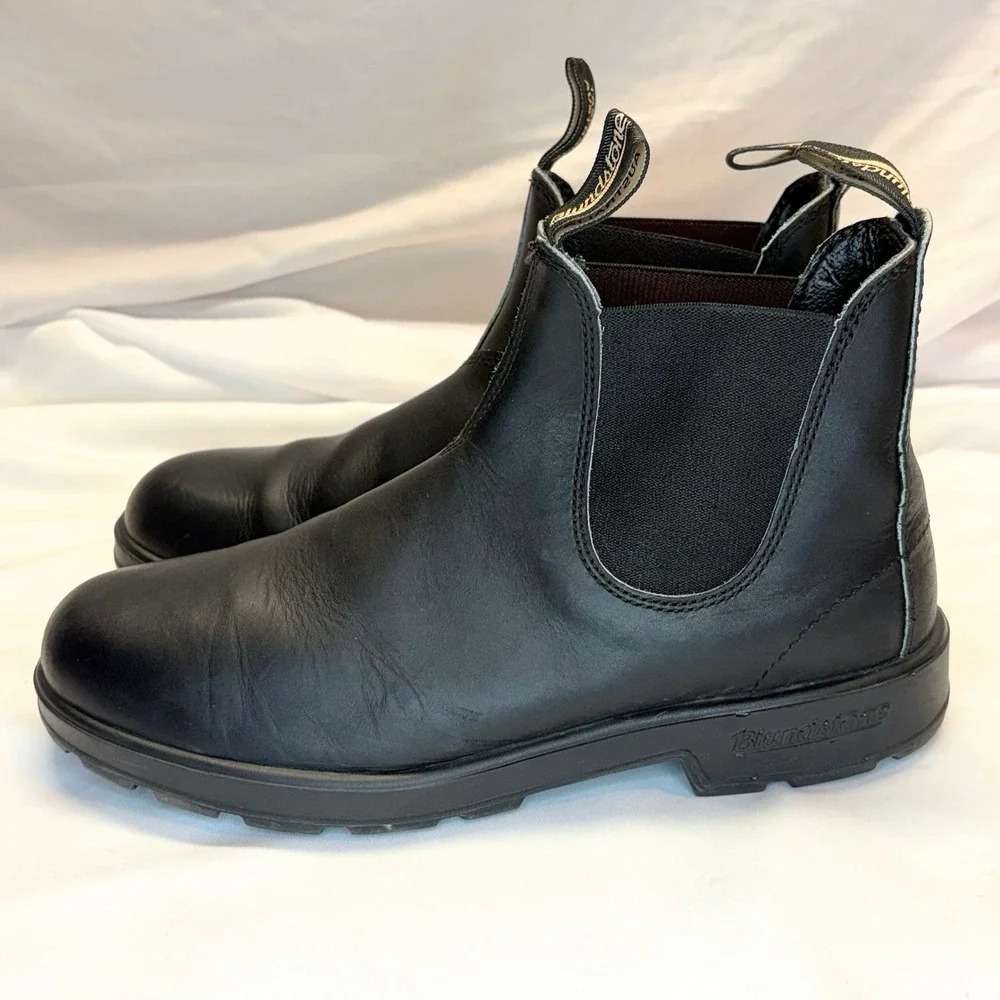 Blundstone Originals 510 Chelsea Boots Black Leather Men's Size US 11